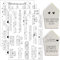 Hongma Rub On Sticker 19x14cm-Großformat Schöne Sprüche Transfers 4PCS für Raysin für Keraflott Möbel Glas Holz DIY Deko Rub On Folie Rubons Aufkleber