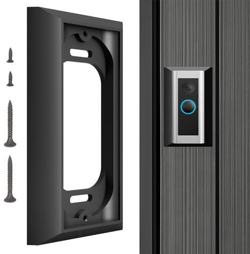 R-ing Doorbell Mount/R-ing Doorbell Wired Mounting Plate Compatible with Ring Wired Doorbell PRO (formerl Ring PRO2) Ring PRO2 Doorbell Mount - Premium adapter plate