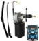 PhnkjGh 12V Electric Windshield Wiper | High Performance Wiper Motor Kit - 12V Electric Motor Replacement Parts, All Weather Window Wipers, Power Wiper Kit for Tricycle, UTV, Boat