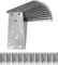 BOLIST 10 Pcs Flat Joining Plates 120 × 40 × 2 mm Galvanized Steel Mending Brackets Heavy Duty Connecting Plates Metal Repair Connectors for Wood Timber Sleeper