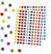 Smiley Aufkleber 6000 Sticker Bunt,Smiley Sticker Für Schule,Basteln,Tagebuch & Partydekoration - Kinder & Erwachsene - Vielseitige Stickers Für Kreativprojekte,Geschenkverpackung
