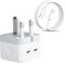For Google Pixel 9A /9/9 Pro /9 Pro XL Charger, 35W Super Fast Charger Plug, Foldable Dual USB C Plug Wall Charger Power Adapter For Pixel 9A/9/9 Pro/9 Pro XL (Charger And Cable)