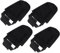JOINPAYA 3sets Bowling Shoe Covers Slip Sports Slider Mat Portable Flannelette Design for Indoor Bowling Easy to Use 2pairs*3