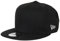 New Era Blank Black 9Fifty Snapback Cap - One-Size