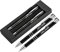 Personalised Engraved Black Pen & Pencil Set Gift Boxed Personalised Gifts For Anniversary, Gift Idea, Gifts For Men and Women - Enter Your Custom Text