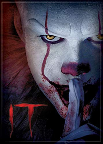 Ata-Boy IT Movie Pennywise Shhhhh… 2.5 x 3.5 Magnet for Refrigerators and Lockers