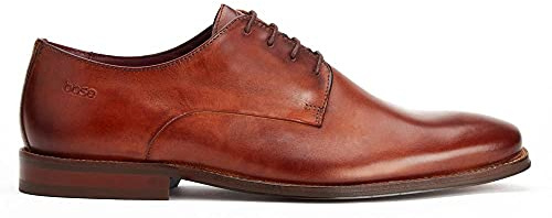 Base London Herren Marley Schnürschuhe Schuhe Braun 41 EU