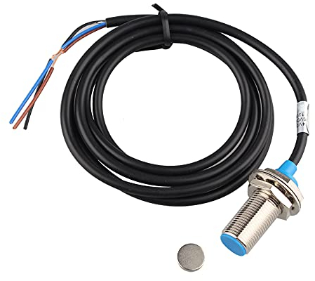 Jopto 10 mm NJK-5002C Hall Effekt Näherungssensorschalter NPN 3-Draht Normalerweise mit Magnet Geöffnet
