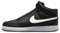 NIKE Men's Court Vision Mid Next Nature Basketball Shoe, Black White Black, 6 UK