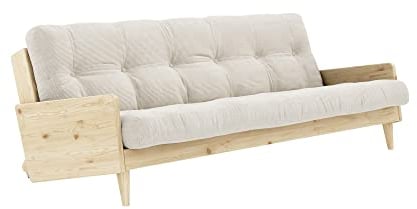 Karup Design, Indie, Schlafsofa, Rahmen: Klarlackiert, Matratze: Ivory