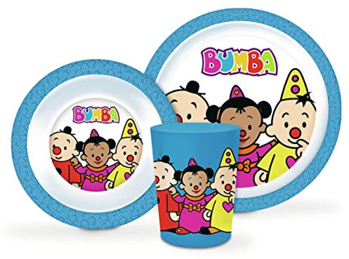 Bumba vajilla infantil - juego de comedor - cuenco/plato/taza