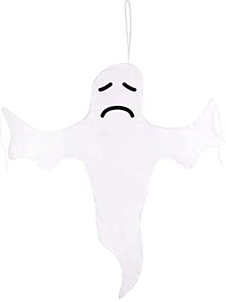 GADXE Halloween GhostLED Light Hanging Spookyghost Indoor Flag Zubehör Outdoor Dekorationen Party Supplies hängende Verzierung Seil Mit Karabiner Kinder (L, One Size)