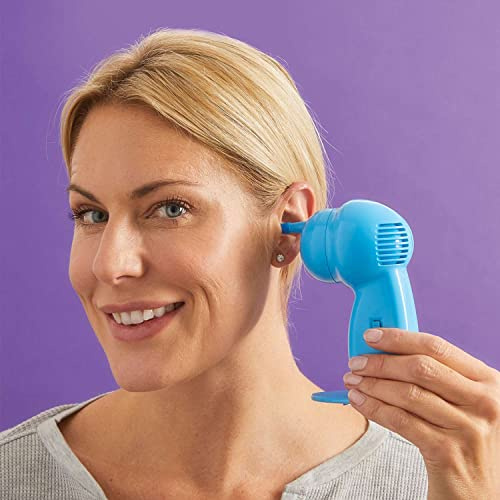 Battery Powered Suction Ear Cleaners Pack Of 2 White & Blue