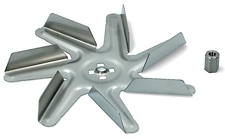 BSSTORE Ofenventilator mit 7 Flügeln mit Mutter, kompatibel mit verschiedenen Marken und Modellen, entspricht 00650472