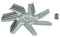 BSSTORE Ofenventilator mit 7 Flügeln mit Mutter, kompatibel mit verschiedenen Marken und Modellen, entspricht 00650472