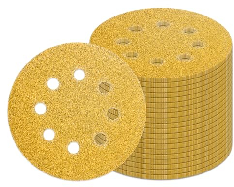 90 Pièces Disque Abrasif 125mm pour Ponceuse Excentrique, Papier de Verre Grain 60-600 avec Support Auto-Agrippant (Lot Multigrains)