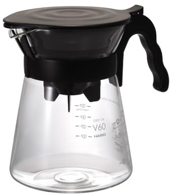 Lot de 2 pots à café 700 ml Noir MOD VDI-02B