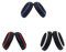 Capuchons universels double couleur (non éclairés) – Blanc, rouge, bleu pour manettes PS4/PS3/PS2/Xbox One/Xbox 360
