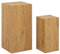 AC Design Furniture Dicte Podest 2er Set in Wildeichenoptik, Blumensäule Rechteckig, Dekosäule für Skulpturen, Wohnzimmermöbel, B: 35 x H: 70 x T: 35 cm und B: 25 x H: 50 x T: 25 cm