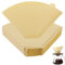 Yolev 100 PCS Coffee Filter Papers, Paper Coffee Filters Compatible with Size 02 Disposable Unbleached Cone Filter Paper Suitable Filters Espresso