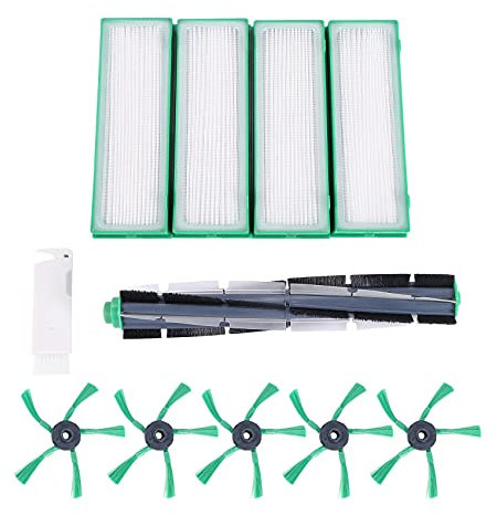 ZIUTPDAX Accessori Spazzola Rotonda Filtro Spazzole Laterali Ricambi per Vorwerk Folletto VR200 Robot Aspirapolvere
