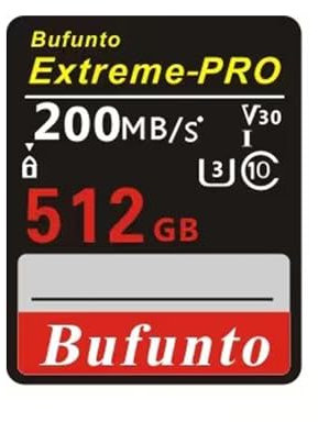 Scheda di memoria flash da 512 GB SD da 512 GB