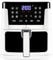 Tagars Friggitrice Ad Aria Calda XL Da 7 Litri Con Display Digitale Touch, Finestra Di Controllo In Vetro, Sistema A Riscaldamento Rapido, 12 Programmi Di Cottura, Timer E Potenza 1800 W