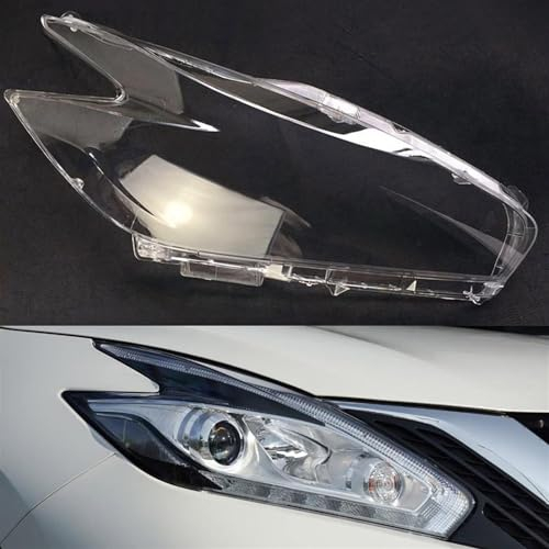 NoteDi Scheinwerferabdeckung Scheinwerferglas für Nissan Murano 2015-2019 Links und Rechts Auto Scheinwerfer Klarglasabdeckung,Right