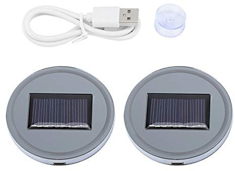 LED-Auto-Getränkehalter-Beleuchtung, 2 Stück, Auto-Untersetzer, LED-Auto-Getränkehalter-Matte, Licht-Becherunterlage mit 7 Farben, wechselnde Tassenunterlage für Getränke