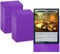 Standard Soft Card Sleeves, 66 x 91mm Clear Frosted Trading Card Sleeves, Standard Card Sleeves for Trading Card, Magic, MTG, Sports Cards, Game Cards (100 Pruple)