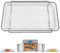 GWBSXM Cesta de repuesto para freidora de aire Emeril Lagasse Dual Zone 360, freidora de aire de 25 cuartos de galón, horno tostador de convección de 29,5 x 17,5 cm, accesorios de acero, apto para