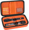 Kabelloses Mikrofongehäuse Kompatibel mit JBL Wireless Two Mikrofon System, Handheld Dual Mic Reisetasche zum Singen oder Karaoke für Empfänger, Adapter, AA Batterien-Schwarz (Nur Box) (orange)