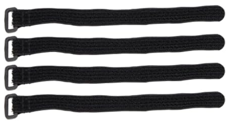 ZEFAL Mudguard Strap Set, Black, 210mm (Pack of 4)