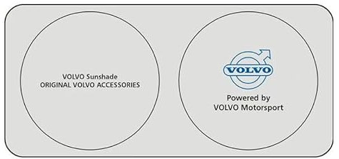 GUTYE Parasol para Parabrisas de Coche para Volvo XC60 2017-2021, Parasol Plegable Anti UV Rayos Parasol Coche Delantero Protector Plegable Coche Accesorios,160 * 85CM