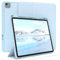 EAZY CASE - Custodia protettiva con supporto per stilo per Apple iPad Air 13 M3 (2025) Custodia Copertura per tablet Touchpen Smartcase staccabile Pieghevole Auto Sleep Wake Up in Blu chiaro