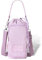 Water Bottle Carrier Bag with Shoulder Strap Insulated Water Bottle Holder 300-1200ML with Pocket Water Bottle Pouch Sleeve Sling Crossbody Water Bottle Bag for Walking Hiking Camping Travel (Purple)