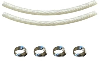 2x Silikonschlauch Wartungsset für Siemens EQ.3 s100 s300 s500 / EQ.9 s300 s500 s700 s900 & Bosch VeroCup 100 300 – Brühgruppenschlauch Ersatzteil für Kaffeevollautomat – stabil, flexibel & passgenau