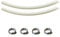 2x Silikonschlauch Wartungsset für Siemens EQ.3 s100 s300 s500 / EQ.9 s300 s500 s700 s900 & Bosch VeroCup 100 300 – Brühgruppenschlauch Ersatzteil für Kaffeevollautomat – stabil, flexibel & passgenau