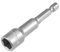 Fixinus Bussola magnetica da 10 mm, inserti esagonali da 1/4, per trapani, cacciaviti a dadi e adattatore a bussola, lunghezza 65 mm