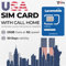 USA SIM-Karte für Reisen – 25 GB 5G-Daten, Unbegrenzte lokale & Internationale Anrufe/SMS | 30-Tage Prepaid-Tarif | Hotspot/Tethering erlaubt – Kostenlos nach Hause telefonieren!