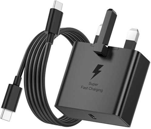 25W USB C Plug and Cable 2M USB C Charger, Type C Charger Cable Fast Charging USBC Plug for Samsung Galaxy S26/S25 Ultra/S25/S24/S23/S22/S21/S20FE/S10/A53/A54/A55/A13, Super Fast Charger for Samsung