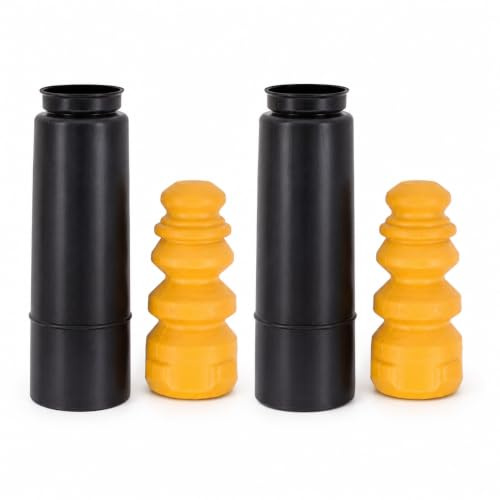 Pizgear Anschlagpuffer Staubschutzsatz Stoßdämpfer Hinterachse, 1 Paar | für VW Golf 5 6 Polo 9N 6R Jetta Eos Scirocco, für Audi A1 A3 TT, für Seat Ibiza Leon, für Skoda Fabia