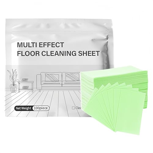 100 Piece Floor Cleaning Tablets, Upgraded Multi-Surface Floor Cleaner, Eco Friendly Kids Pet Safe, 30s Dissolve for Laminate Vinyl Tile Hard Floors (Gardenia)