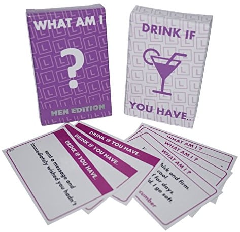 Hen Night Party Games - WHAT AM I ? / DRINK IF YOU HAVE - 2 GAMES