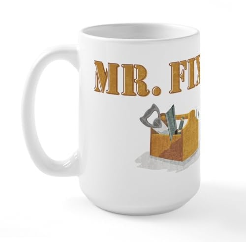 CafePress Mr. Fix It 2 Large Mug 15 oz (444 ml) Ceramic Coffee Mug