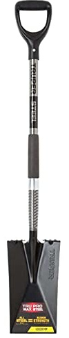 Truper Tru Pro Steel 7.25 in. W x 42 in. L Border Spade Steel