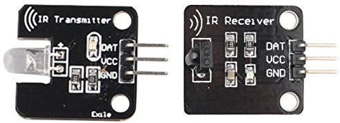 HALJIA Digital 38 kHz Infrarot-IR-Empfänger Sensor-Modul mit Transmitter Module Kit Set Kompatibel mit Arduino