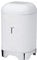KitchenCraft Lovello Textured Tea Caddy with Geometric Hexagon Pattern, 11 x 11 x 19 cm (4.5 x 4.5 x 7.5) - Ice White