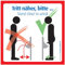 immi 4x Tritt näher, bitte, Pissoir Aufkleber, Urinal Schild, 9,8 cm