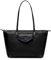 David Jones - Sac à Main Cabas Nylon Femme - Fourre-Tout Shopping Souple Grande Capacité - Shopper Tote Porté Epaule Bandoulière - Elégant Travail Ville Voyage Mode Original Tendance - Noir